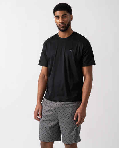 BOSS Orange Relax Mens Short Pyjama Set - Dark Grey 026 - CHO - Designer Mens Pyjamas