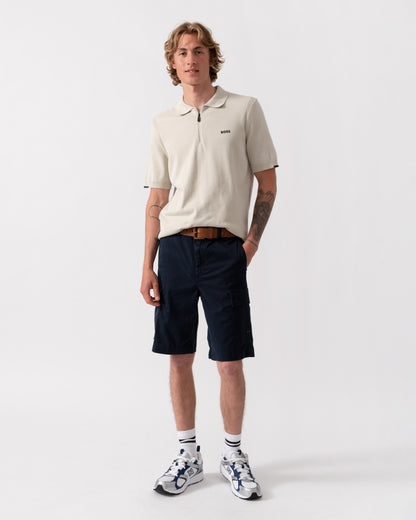 BOSS Orange Sisla Mens Cargo Shorts - Dark Blue 404