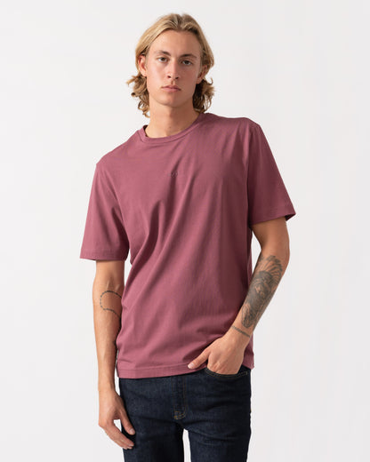 Front of the BOSS Orange TChup Mens Crew Neck Small Logo T-Shirt  - Medium Red 618