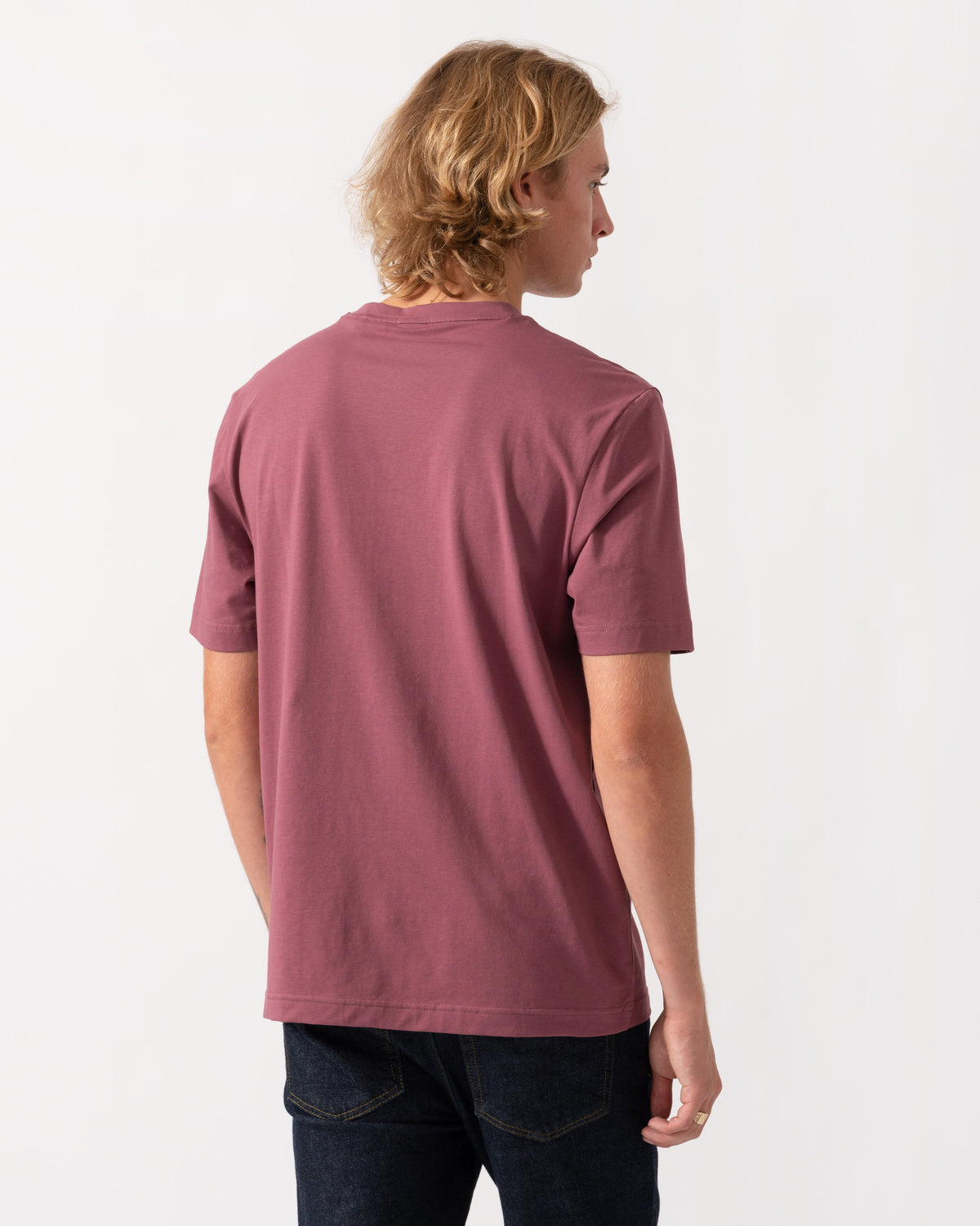 Back of the BOSS Orange TChup Mens Crew Neck Small Logo T-Shirt  - Medium Red 618
