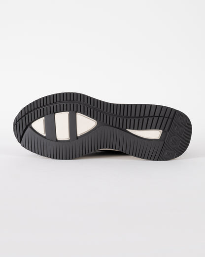 sole of BOSS Orange TTNM EVO Mens Suede Trainers in Dark Blue