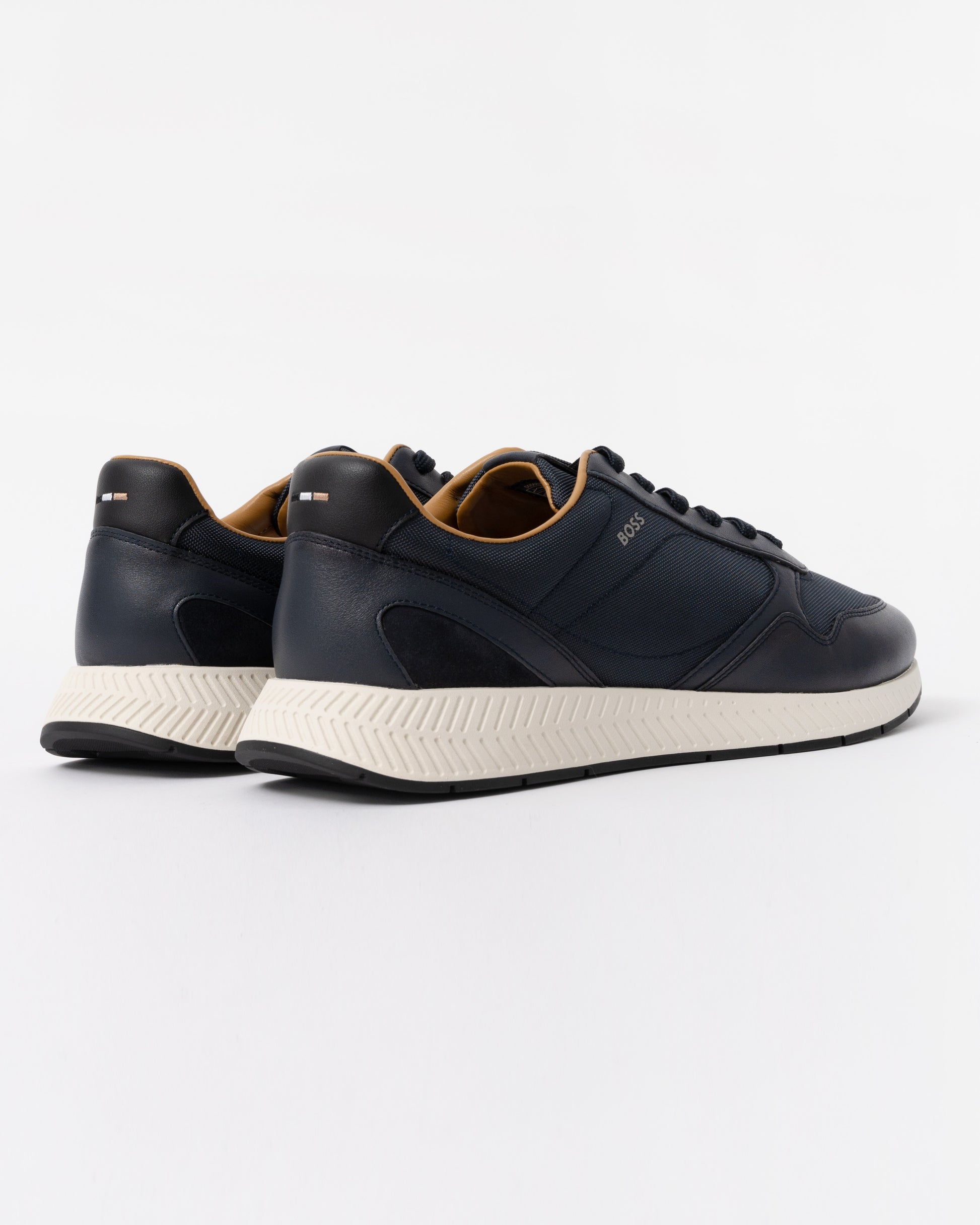 BOSS Orange Titanium Runn buny Mens Trainers - Dark Blue 401