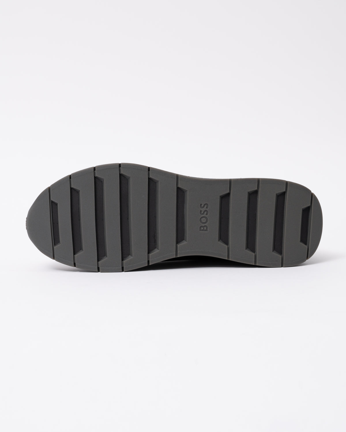 Sole of the BOSS Orange Titanium Runn Rsmh Mens Trainers in Black 005