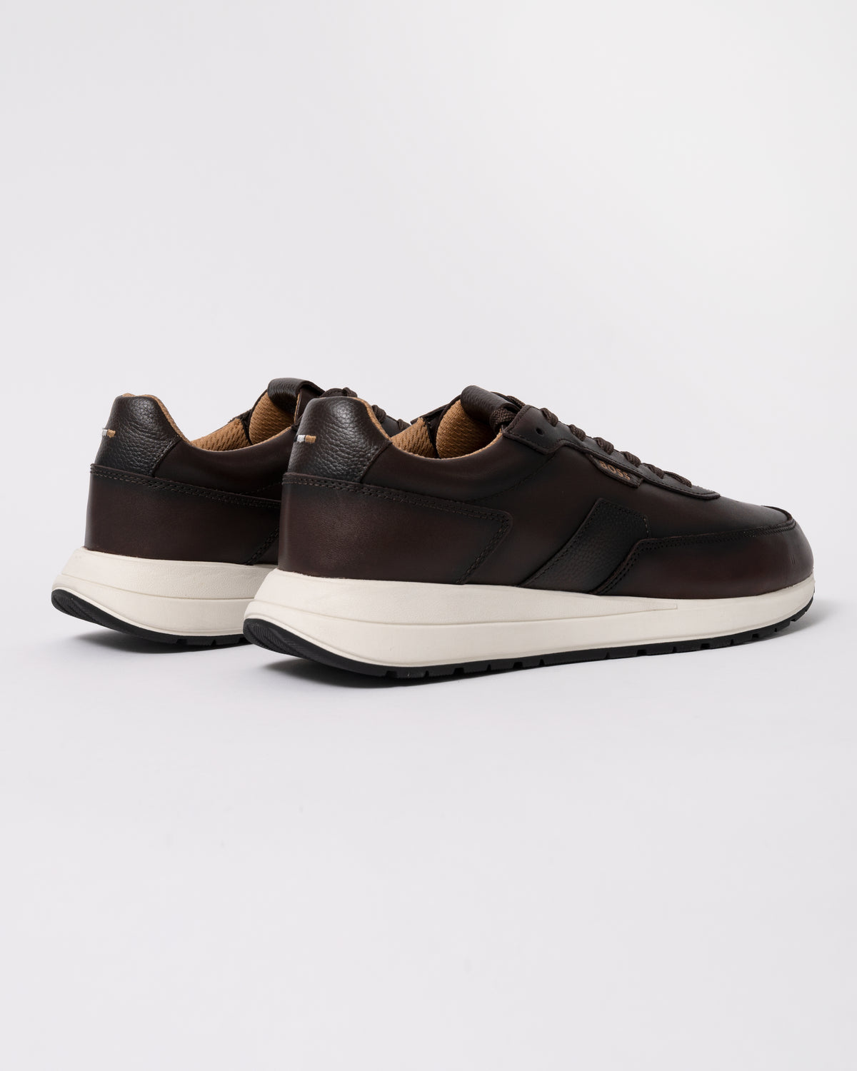 BOSS Orange Vinston_Runn_butb Mens Trainers - Dark Brown 201