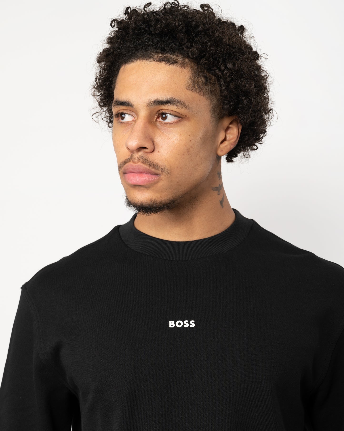BOSS Orange WeSmallcrew Mens Sweatshirt - Black 001