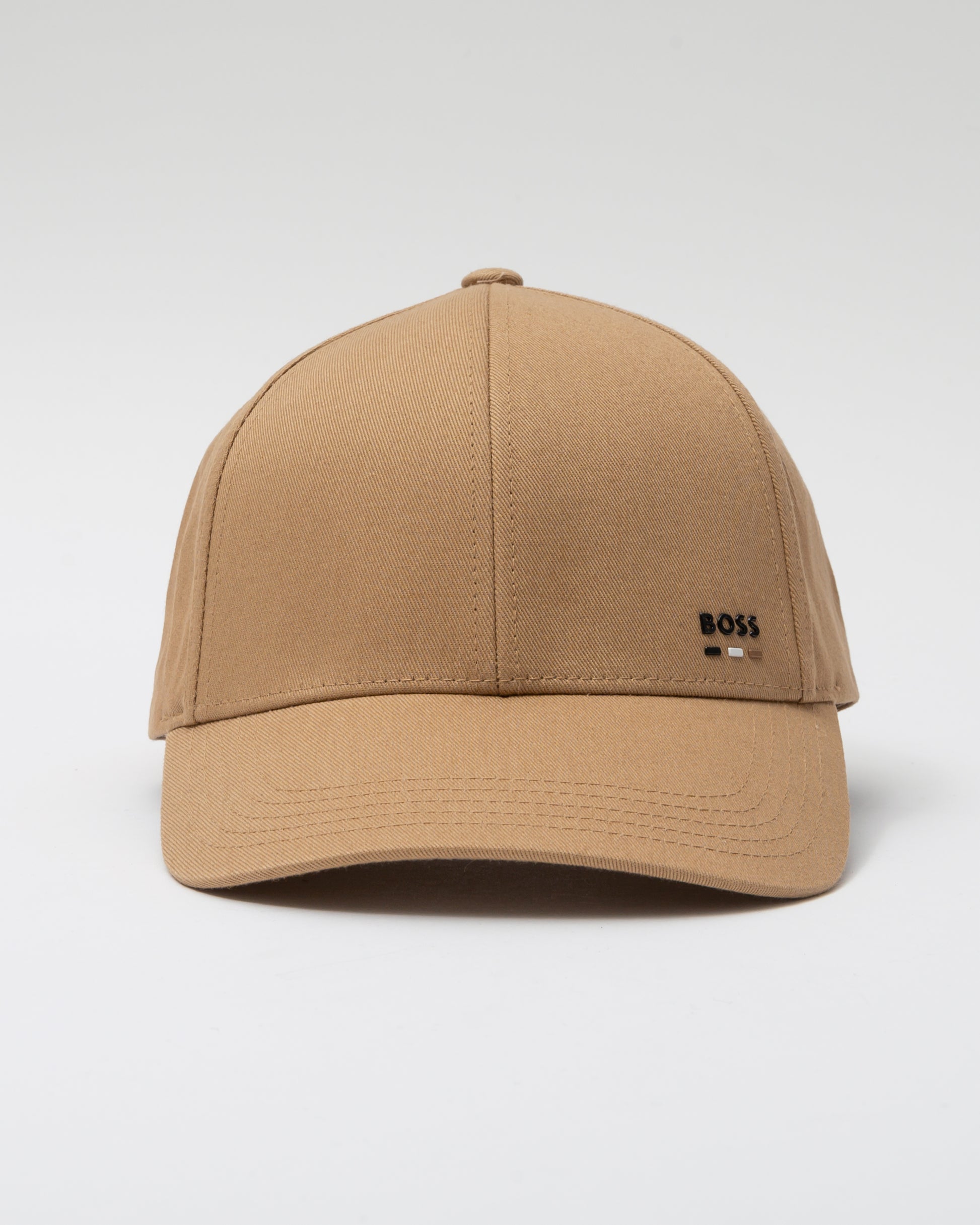 BOSS Orange Zed Stripe Mens Baseball Cap - Medium Beige 260 - CHO - Designer Mens Hats