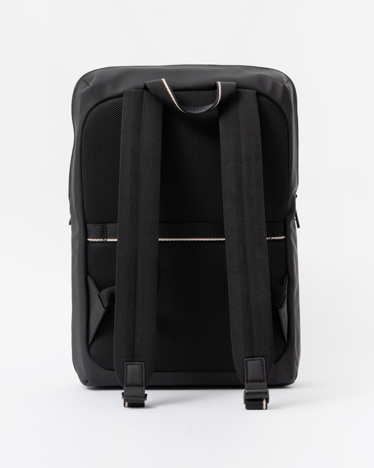 Back of the BOSS Orange Zeph Mens Backpack - Black 001