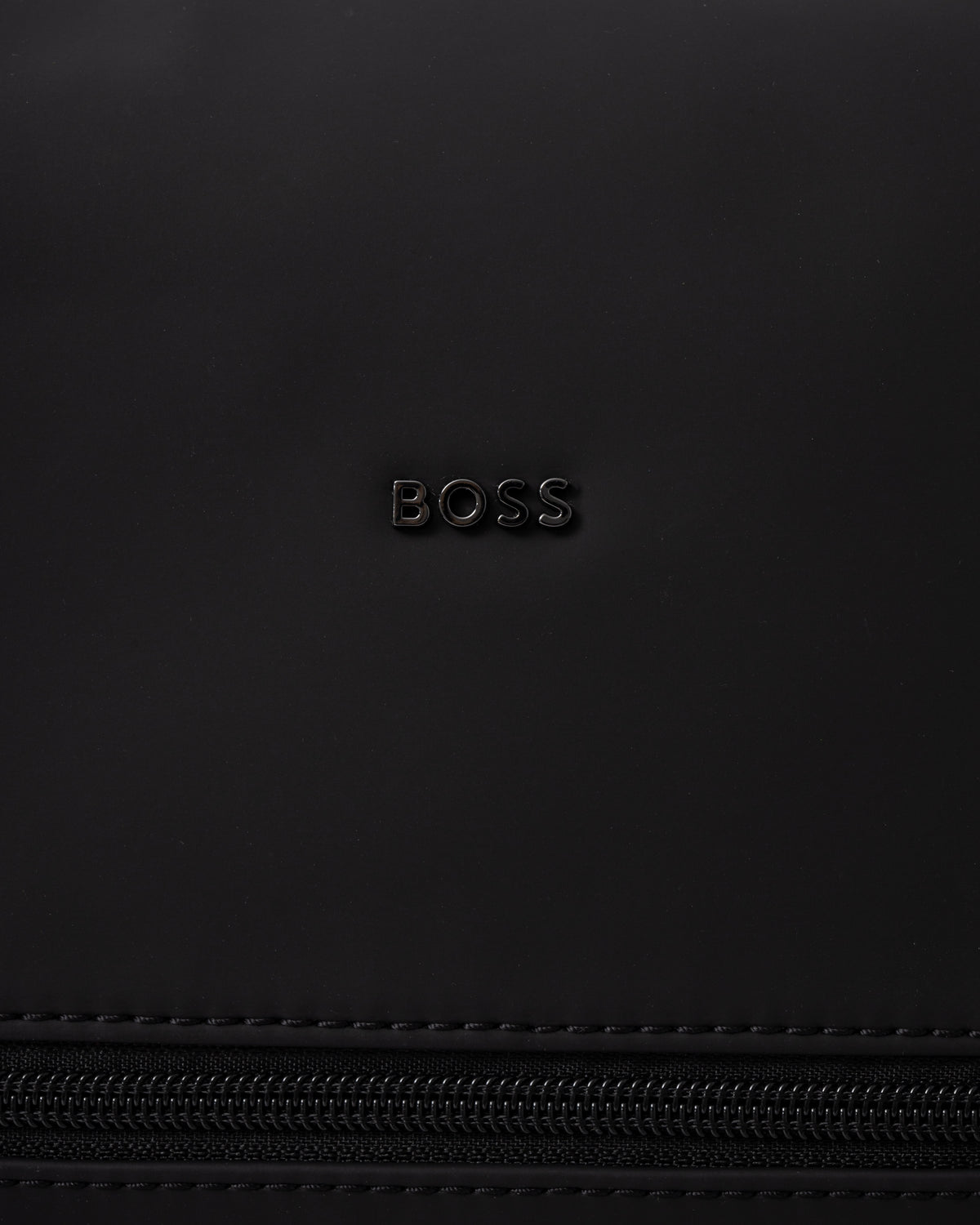 Logo on the BOSS Orange Zeph Mens Backpack - Black 001