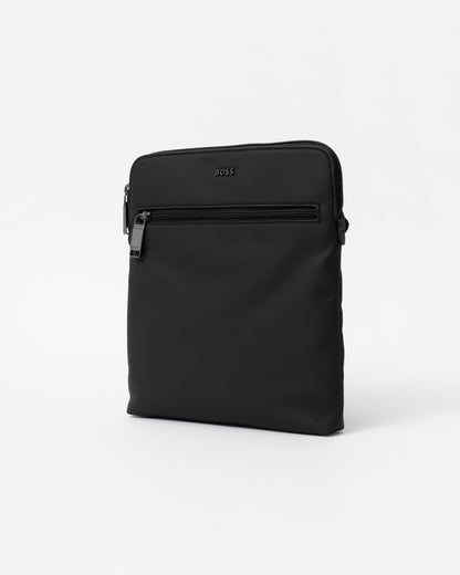Side of the BOSS Orange Zeph Mens Envelope Bag - Black 001