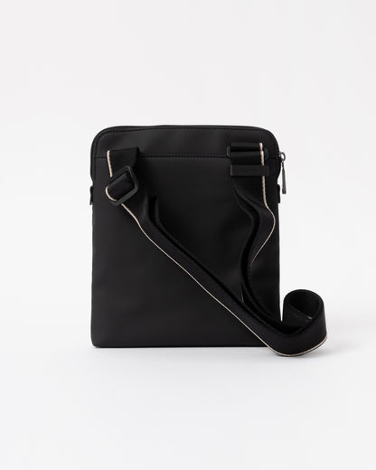 Back of the BOSS Orange Zeph Mens Envelope Bag - Black 001