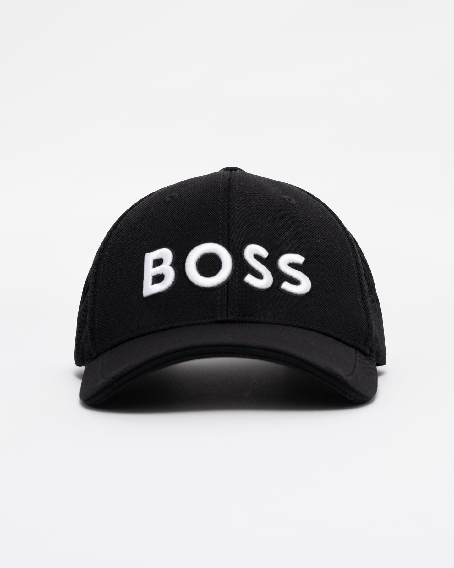 BOSS Green Knitted Six-Panel Cap with Embroidered Logo front
