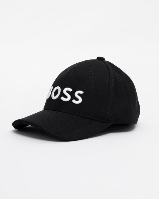 BOSS Green Knitted Six-Panel Cap with Embroidered Logo main