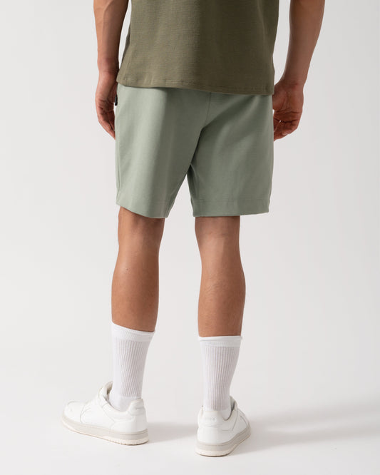 BOSS Green Headlo Rib Mens Shorts - Open Green 357
