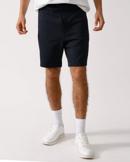 BOSS Green Headlo Rib Mens Shorts - Dark Blue 402