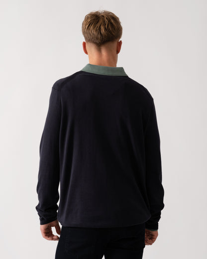 BOSS Green K_Ever-X Mens Crew Neck Jumper - Dark Blue 402