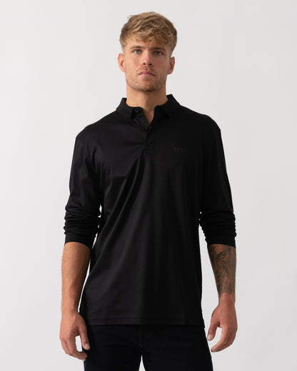 BOSS Green Pirol Mens Polo Shirt 50544335 - Black 001