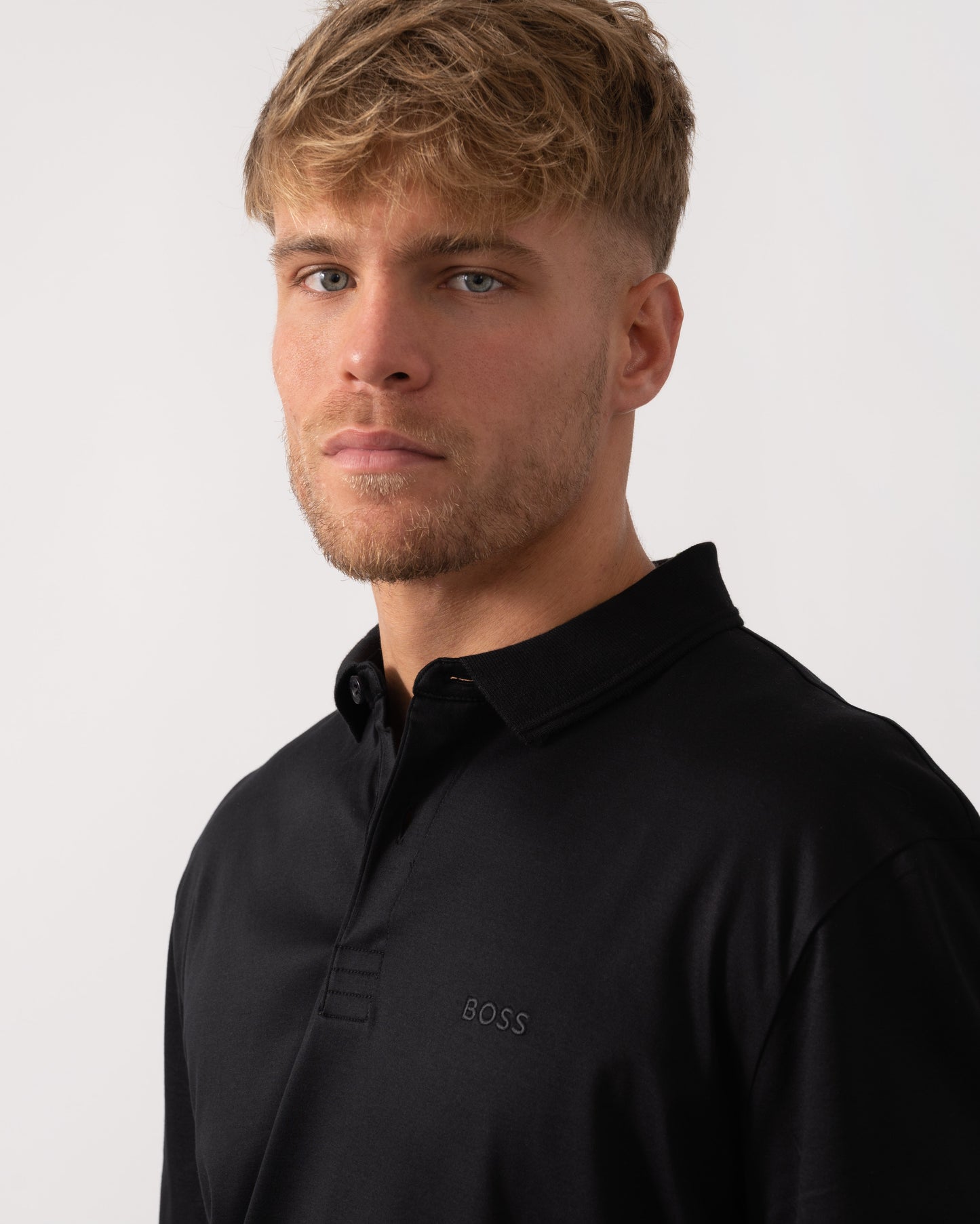 BOSS Green Pirol Mens Polo Shirt 50544335 - Black 001