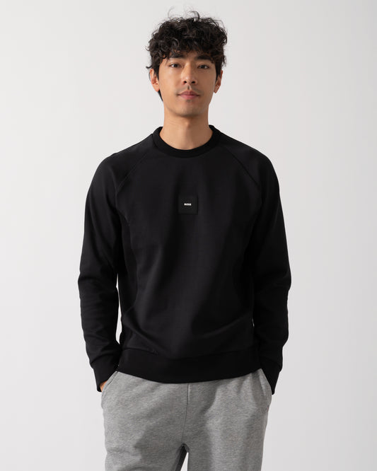 BOSS Green Salbo Rib Mens Crew Neck Sweatshirt