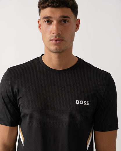 BOSS Green Tee Tech TOC Mens T-Shirt - Black 001