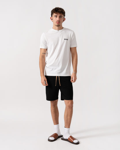 BOSS Green x Matteo Berrettini T-Shirt with Moisture-Wicking Piqué - White 100 full length