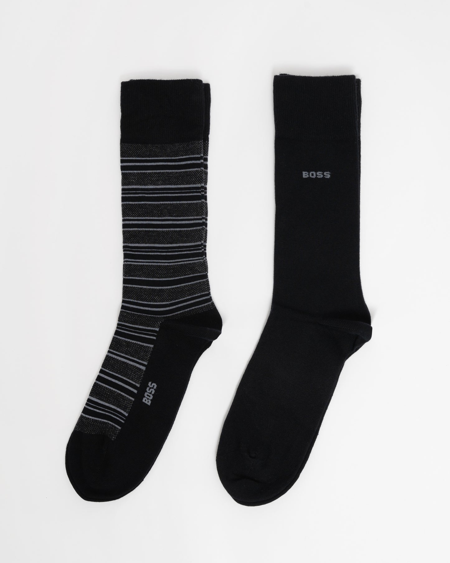 BOSS Orange 2-Pack Mens Striped Socks pack shot 1