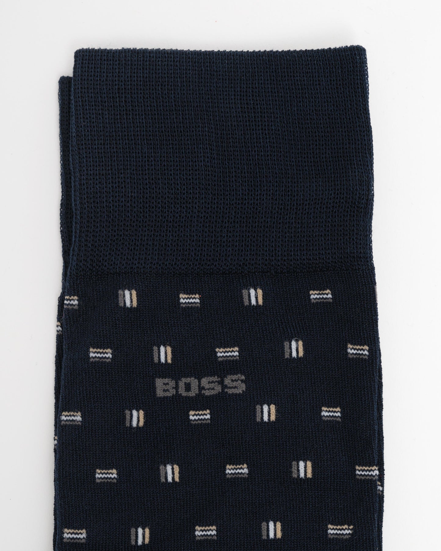 BOSS Orange 2-Pack Mini Iconic MC Mens Regular Length Socks close up 