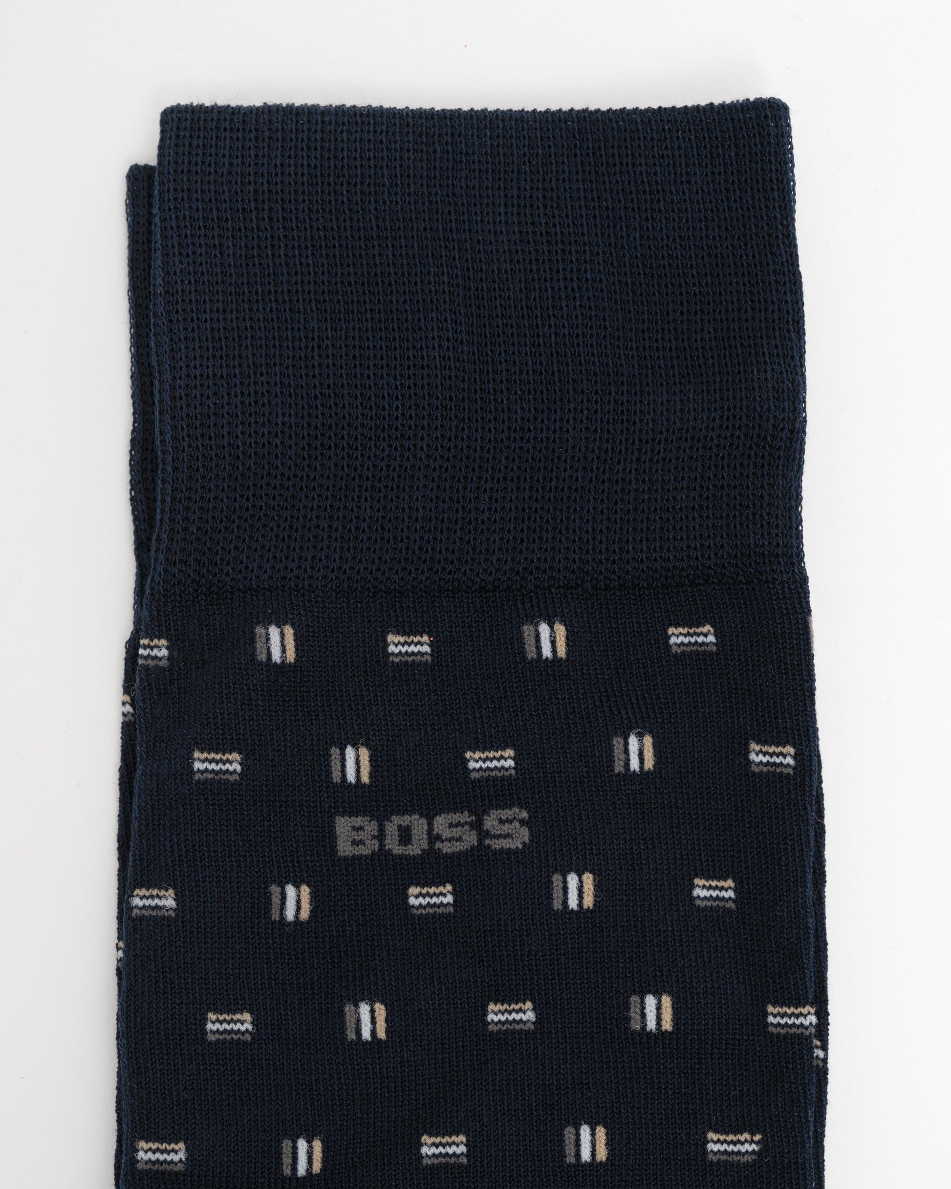 BOSS Orange 2-Pack Mini Iconic MC Mens Regular Length Socks close up 