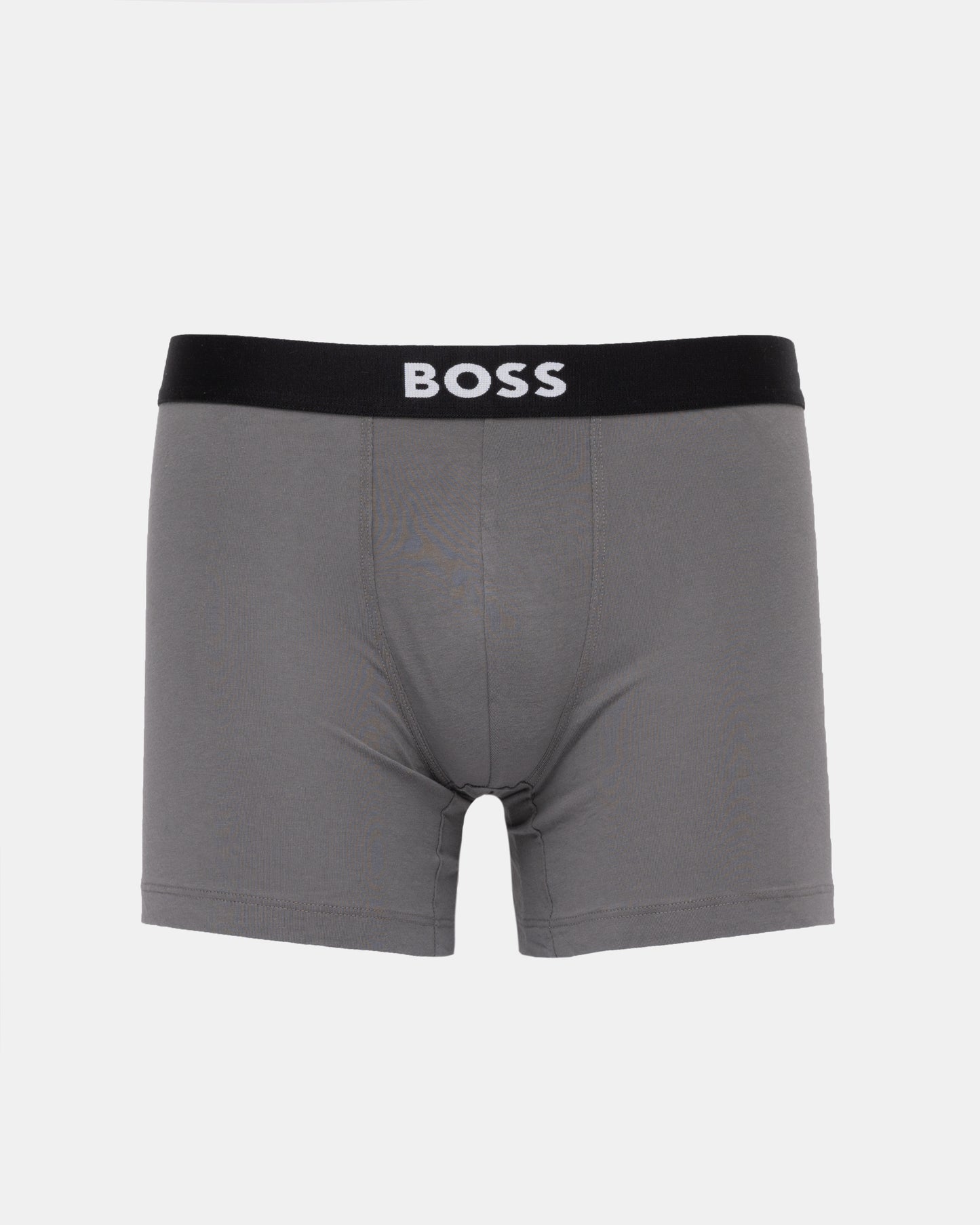 BOSS Orange 3 Pack Stretch Cotton Boxer Briefs - Open Miscellaneous 988 grey