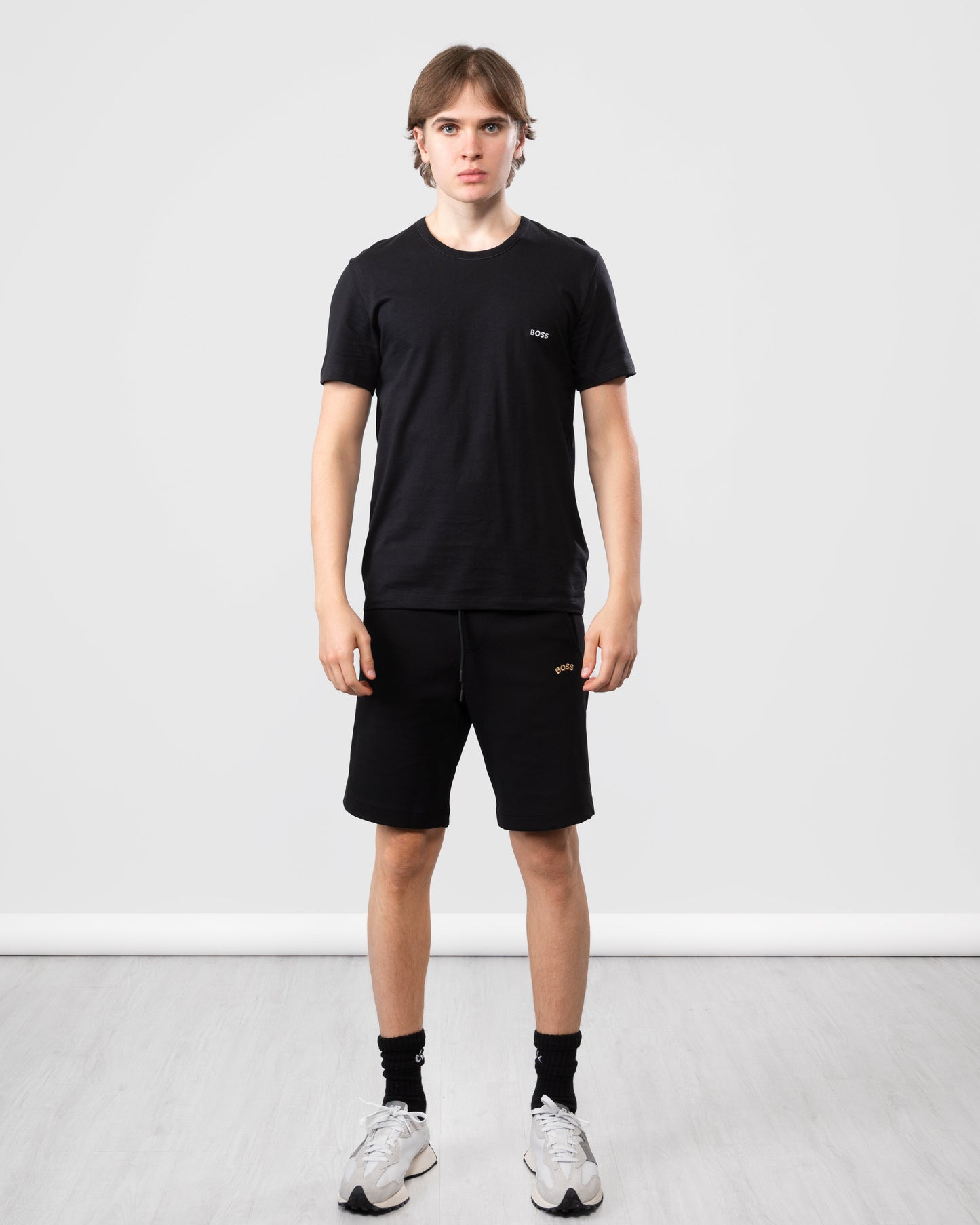 BOSS Orange 3 Pack Classic Regular Fit Crew Neck Mens T-Shirts NOS - White/Navy/Black 984