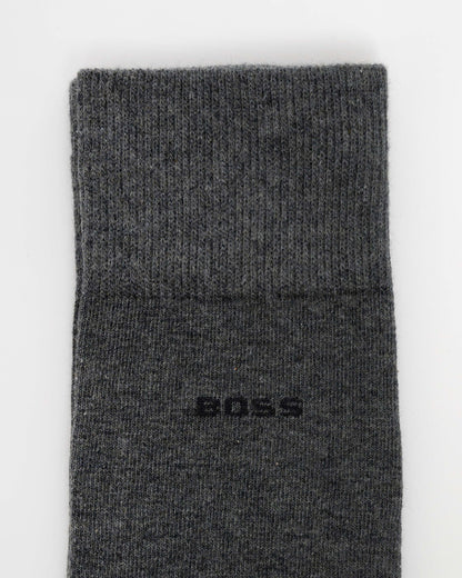 BOSS Orange 3 Pack RS Uni Socks close up of grey sock