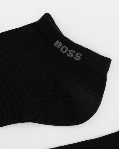 BOSS Orange 5-Pack Mens Cotton-Blend Ankle Socks close up