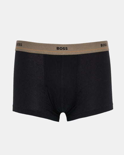 BOSS Orange 5-Pack Mens Stretch-Cotton Trunks with Logo Waistbands - Open Miscellaneous 960 6