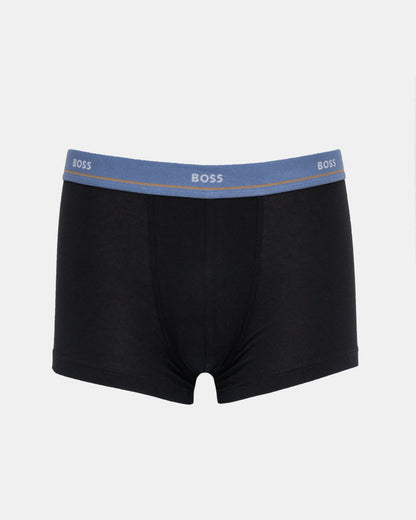 BOSS Orange 5-Pack Mens Stretch-Cotton Trunks with Logo Waistbands - Open Miscellaneous 960 3