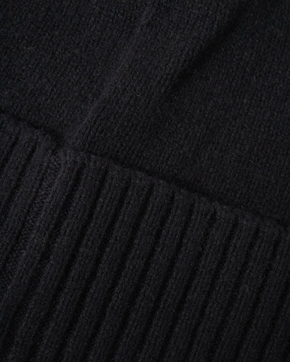 BOSS Orange Akaio R Mens Beanie with Logo Label - Black 001