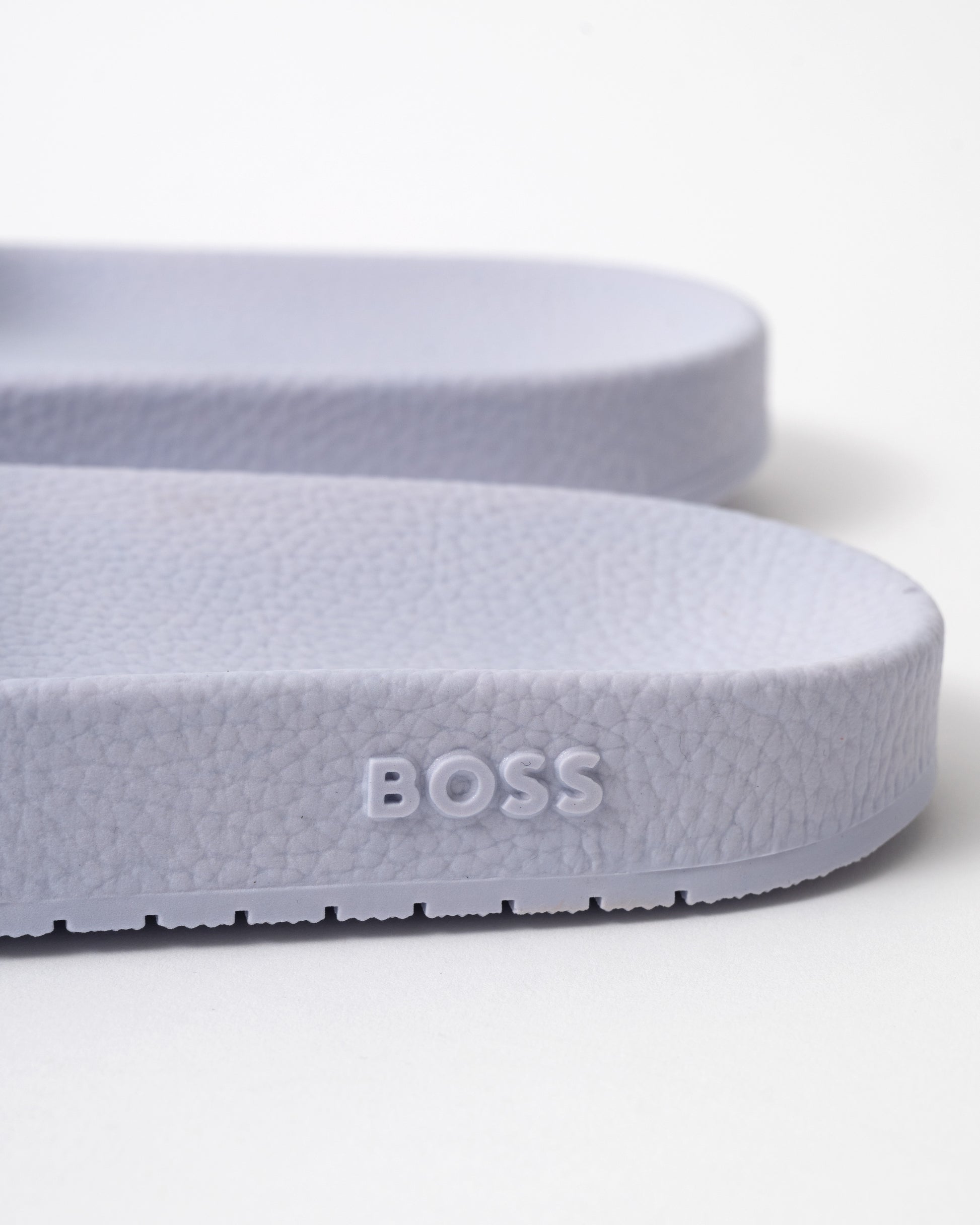 BOSS Orange Aryeh Italian Made Slides With Large Logo Detail logo detail