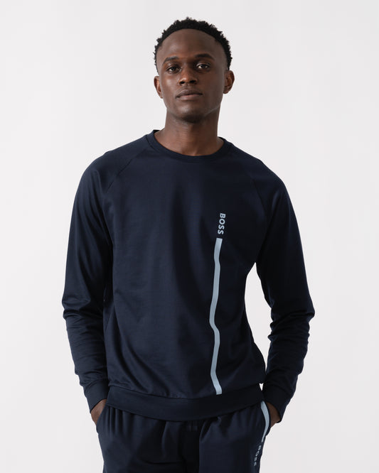 BOSS Orange Authentic Mens Loungewear Sweatshirt 50545558 - Dark Blue 403