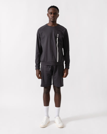 BOSS Orange Authentic Mens Loungewear Sweatshirt 50545558 - Dark Grey 021