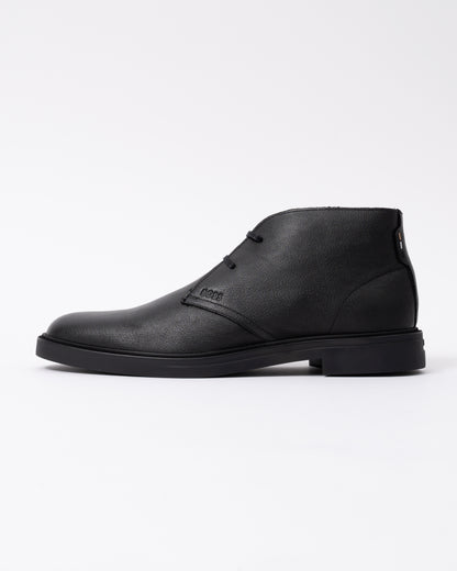 Side of the BOSS Orange Calev Desb Grwl Mens Boots - Black 001