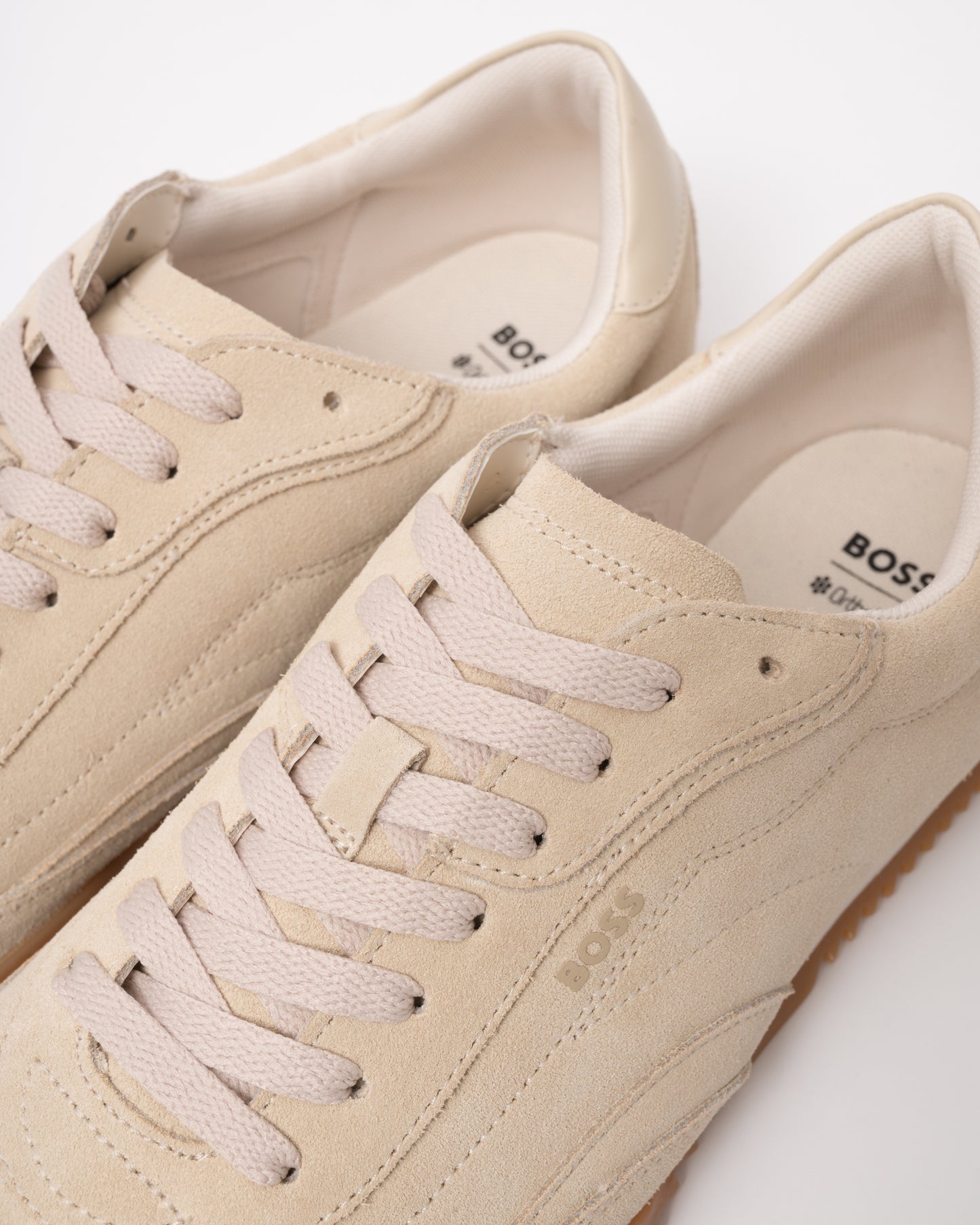 BOSS Orange Careton_Lowp_sd Mens Trainers 50548707 - Open White 131