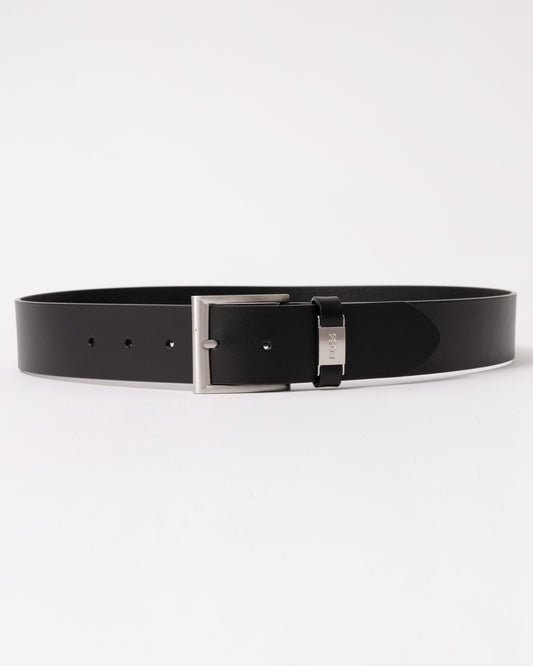 BOSS Orange Connio Mens Leather Belt NOS - Black 001