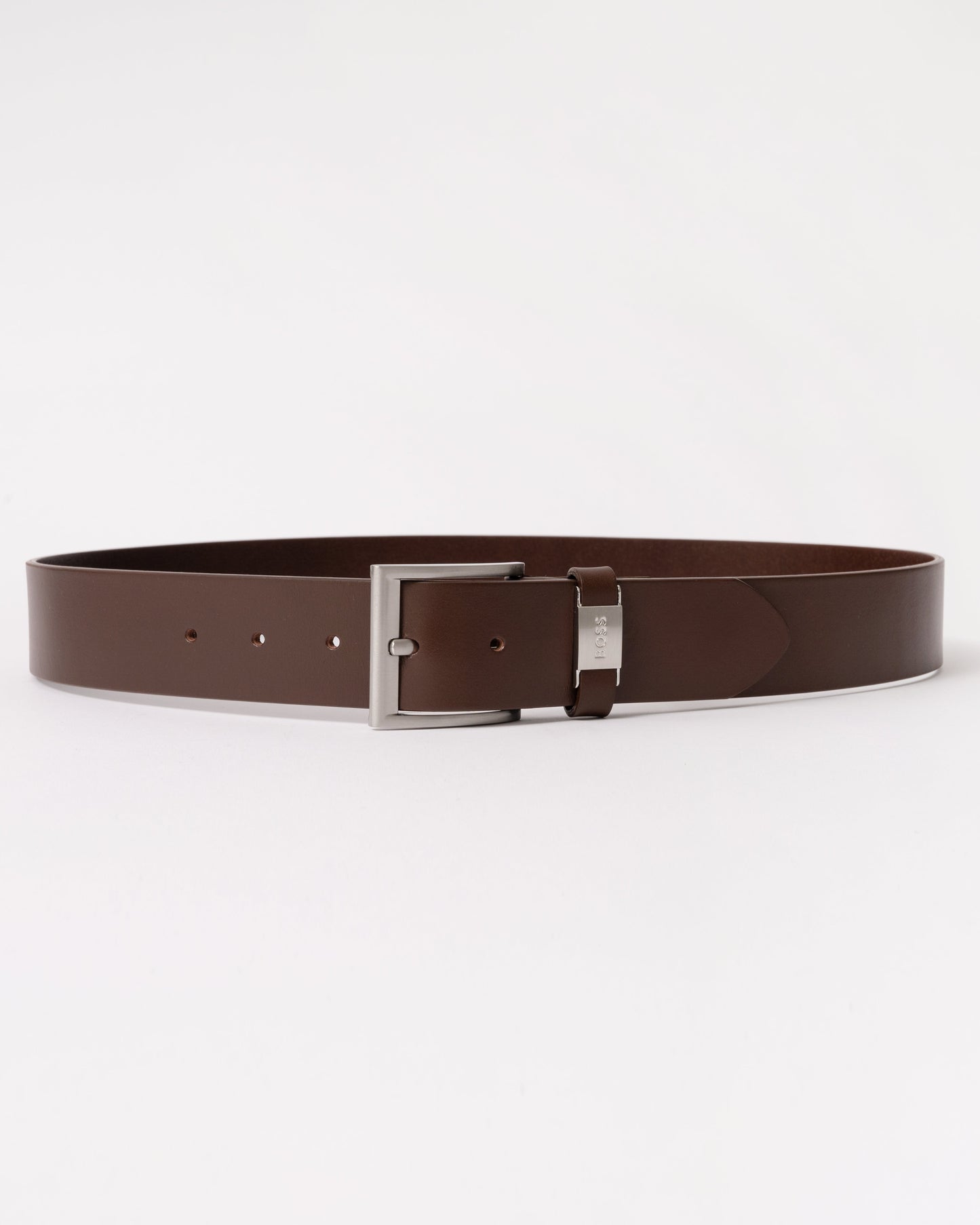 BOSS Orange Connio Mens Leather Belt NOS - Dark Brown 202