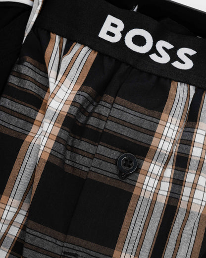 BOSS Orange Easy Mens Pyjama Set close up of pj bottoms