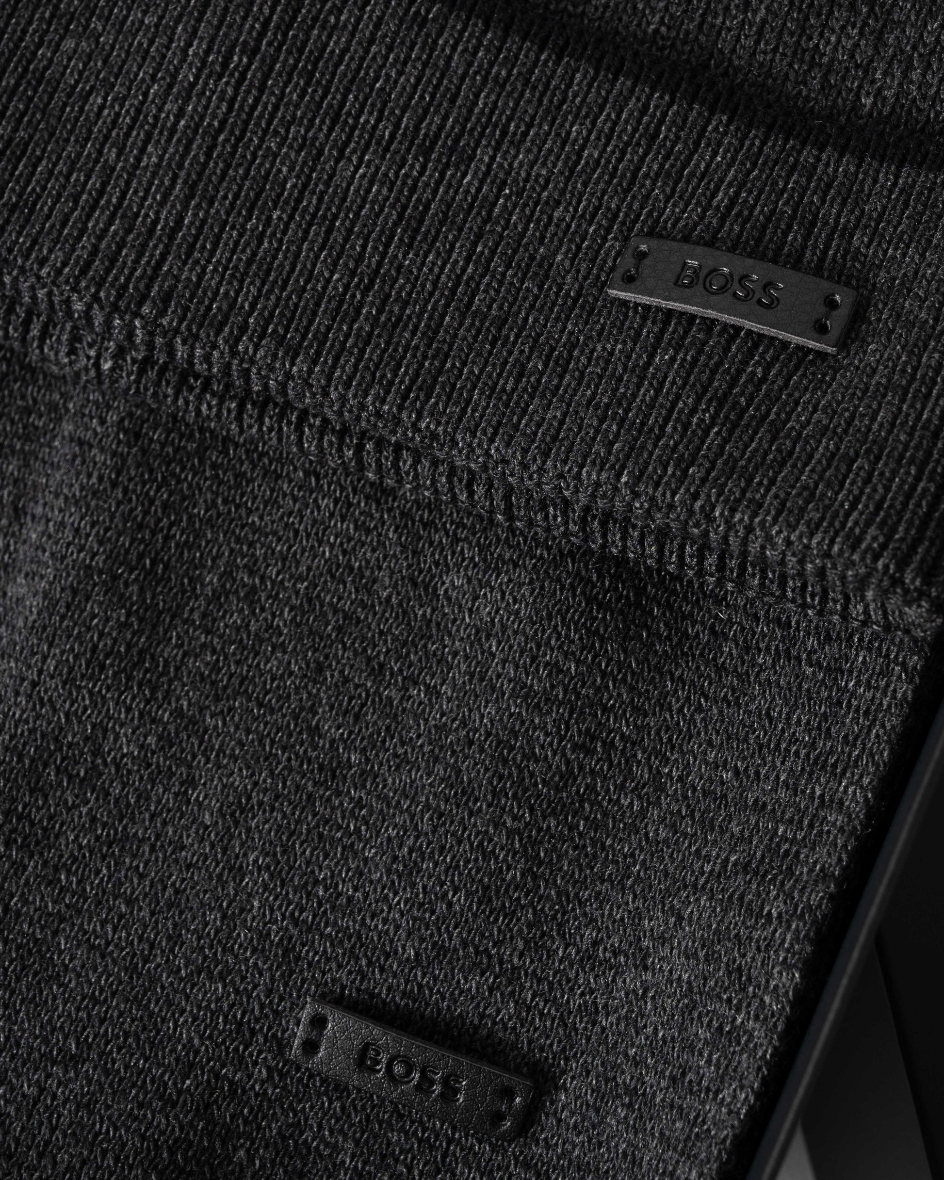 BOSS Orange Mens Henzo Hat & Scarf Gift Set - Medium Grey 030 - CHO - Designer Mens Gift Sets