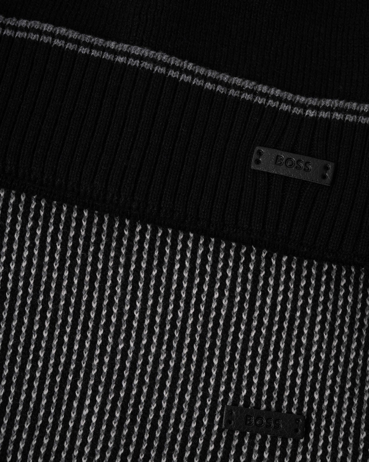 BOSS Orange Hernesto Hat & Scarf Gift Set - Black 001 - CHO - Designer Mens Gift Sets