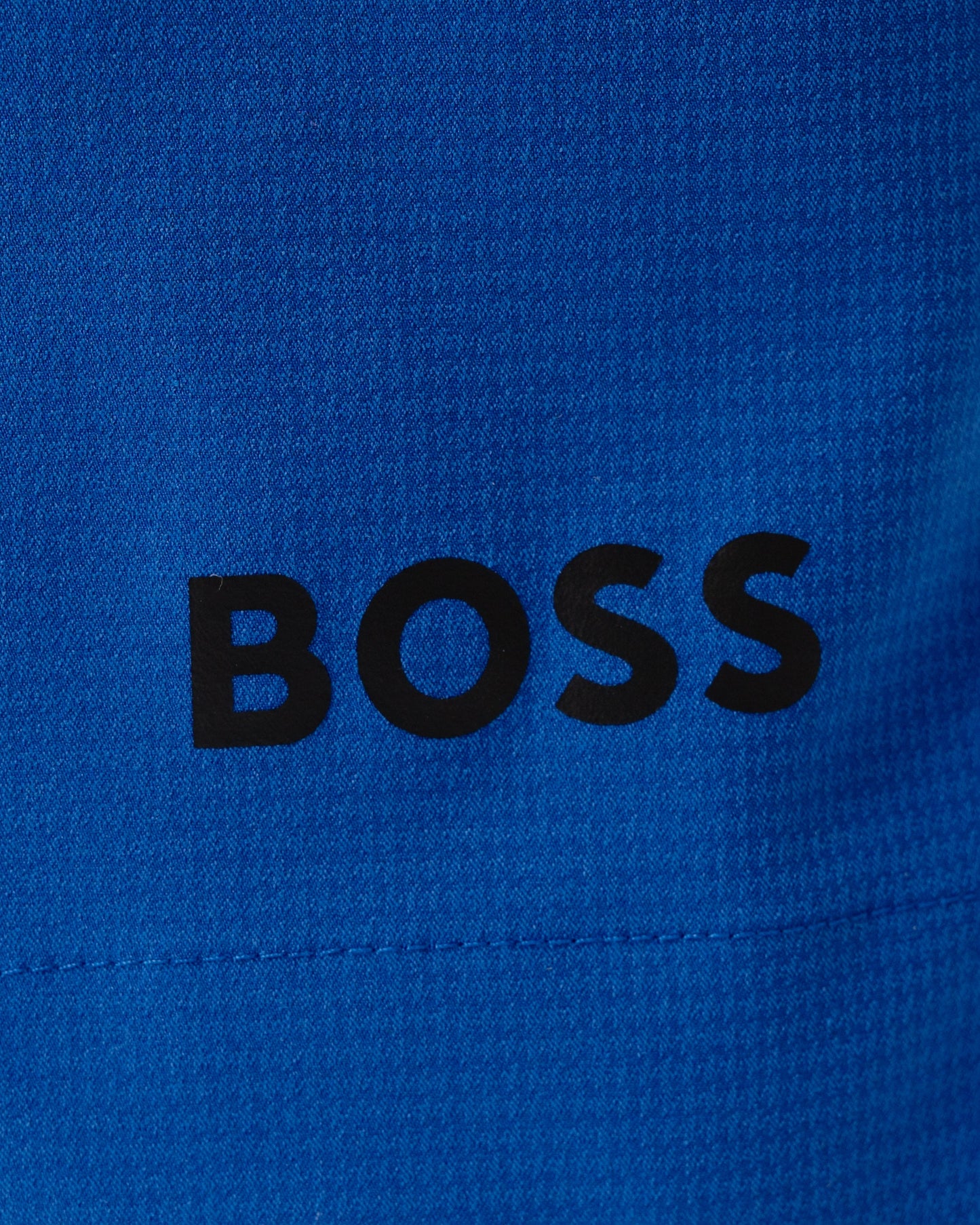 BOSS Orange Isle Mens Ripstop-Fabric Swim Shorts with Contrast Logo - Medium Blue 427