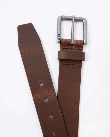 BOSS Orange Mens Joris Belt buckle close up