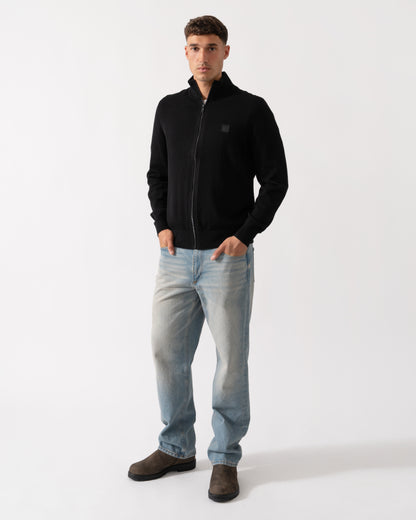 BOSS Orange Kanozip Mens Full Zip Jumper - Black 001