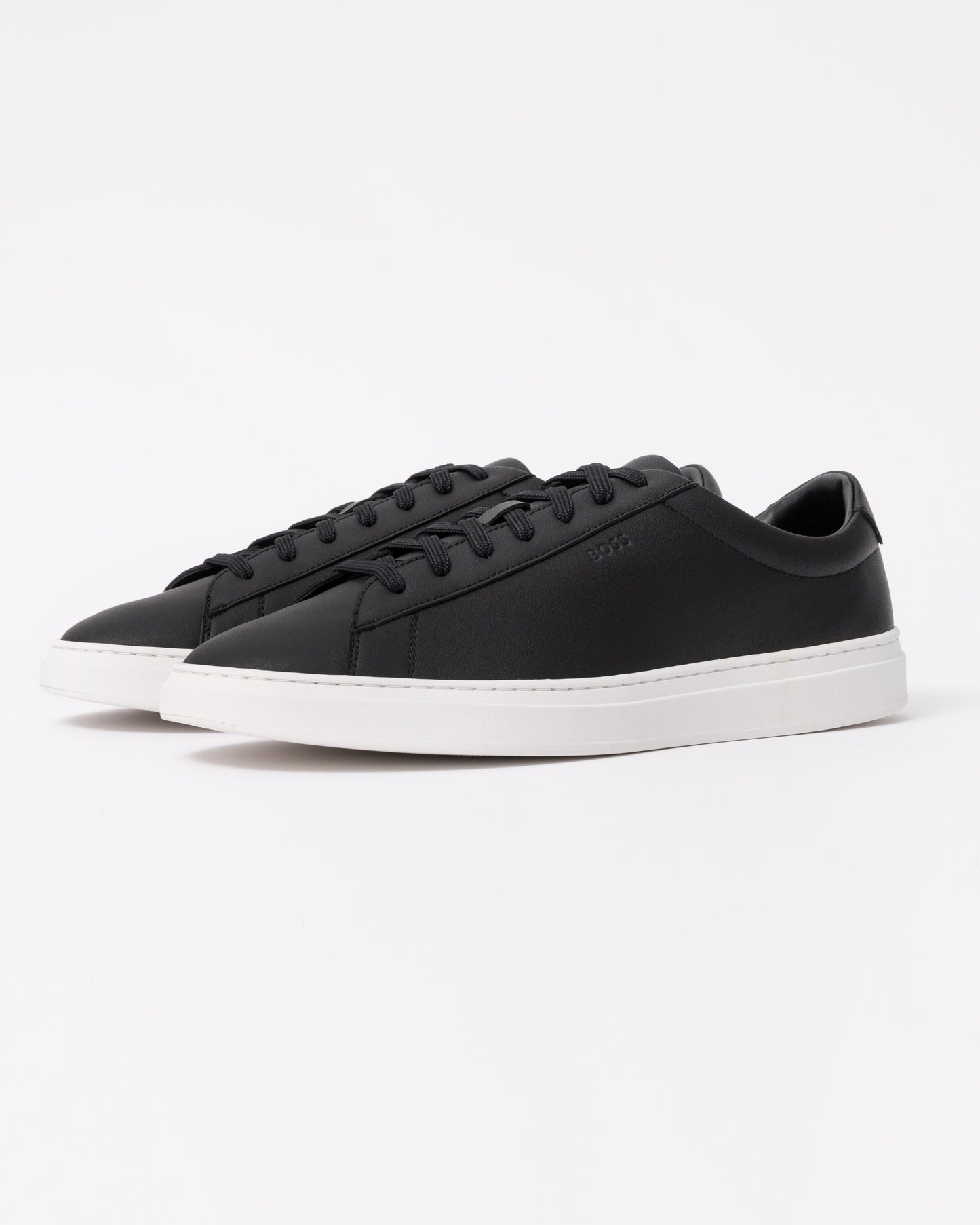 BOSS Orange Mens Kieran Tennis Trainers - Black 002 - Front