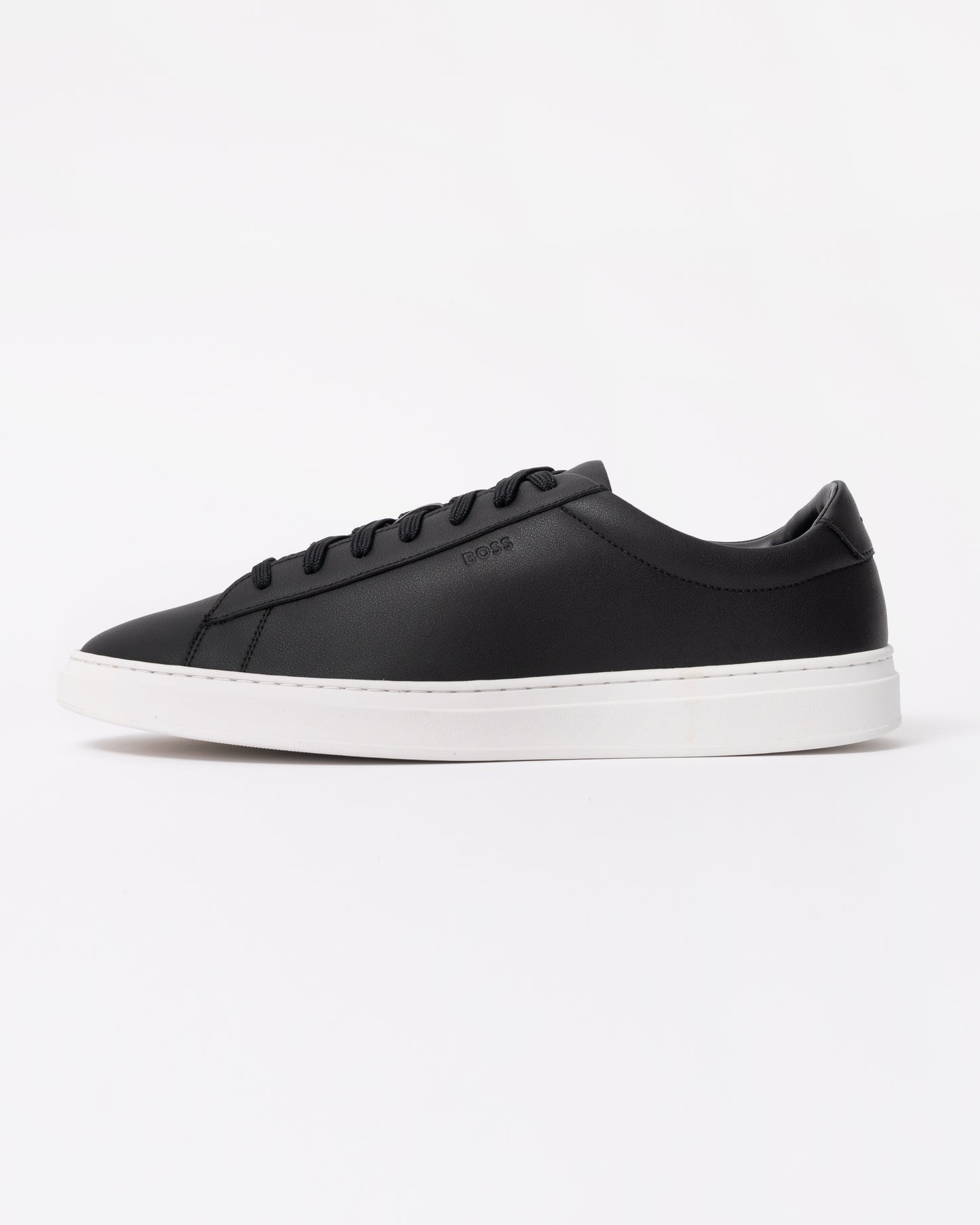 BOSS Orange Mens Kieran Tennis Trainers - Black 002 - side