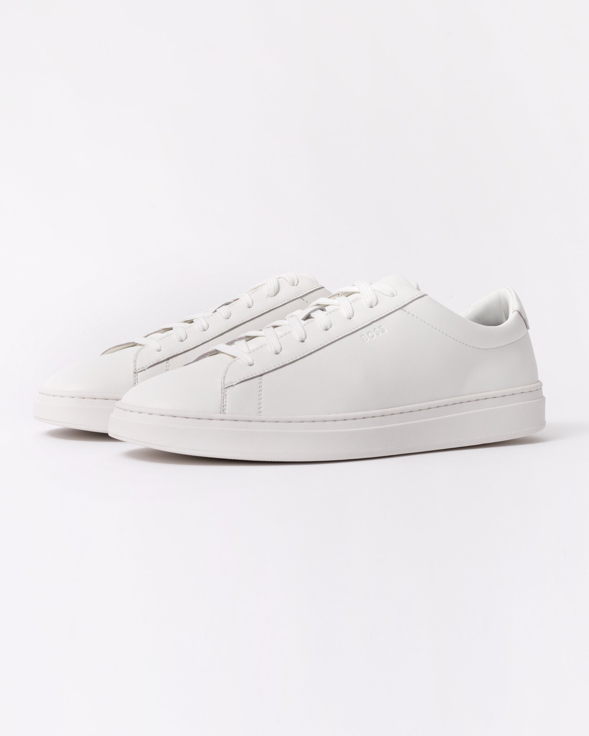 BOSS Orange Mens Kieran Tennis Trainers - White 100 - Main